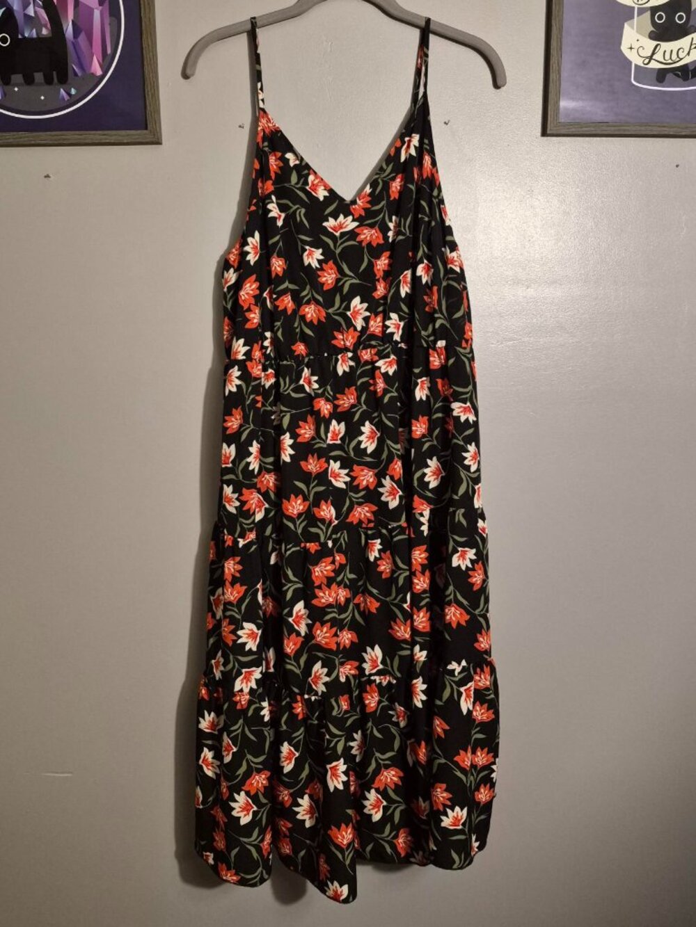 Black Floral Dress